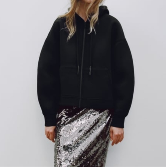 SWEATSHIRT Neoprene Hoodie - Picture 5 of 6